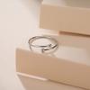 Cazador Adjustable Beads Twisted Rope Thin Rings for Women Stainless Steel Kpop Jewelry Gold Plated Open Finger Rings 2026 Trend