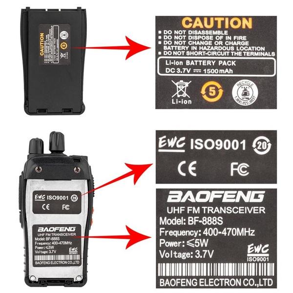 BaoFeng 1PCs 888S Walkie Talkies 1500mAh Rechargeable Battery 3 Miles Long Range with Earphone LED Flashlight Pofung BF-888S BaoFeng 1PCs 888S Walkie Talkies 1500mAh Rechargeable Battery 3 Miles Long Range with Earphone LED Flashlight Pofung BF-888S