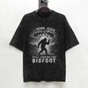 Bigfoot Believe Sasquatch Washed T Shirt Streetwear Hip Hop Cool Tshirts  Tees For Men Women 100 Cotton Harajuku Summer