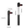 Portable Bike Tire Inflator Double Valves Portable Small CO2 Cycle Tire Pump Fast Inflator Space Saving Frame Mount