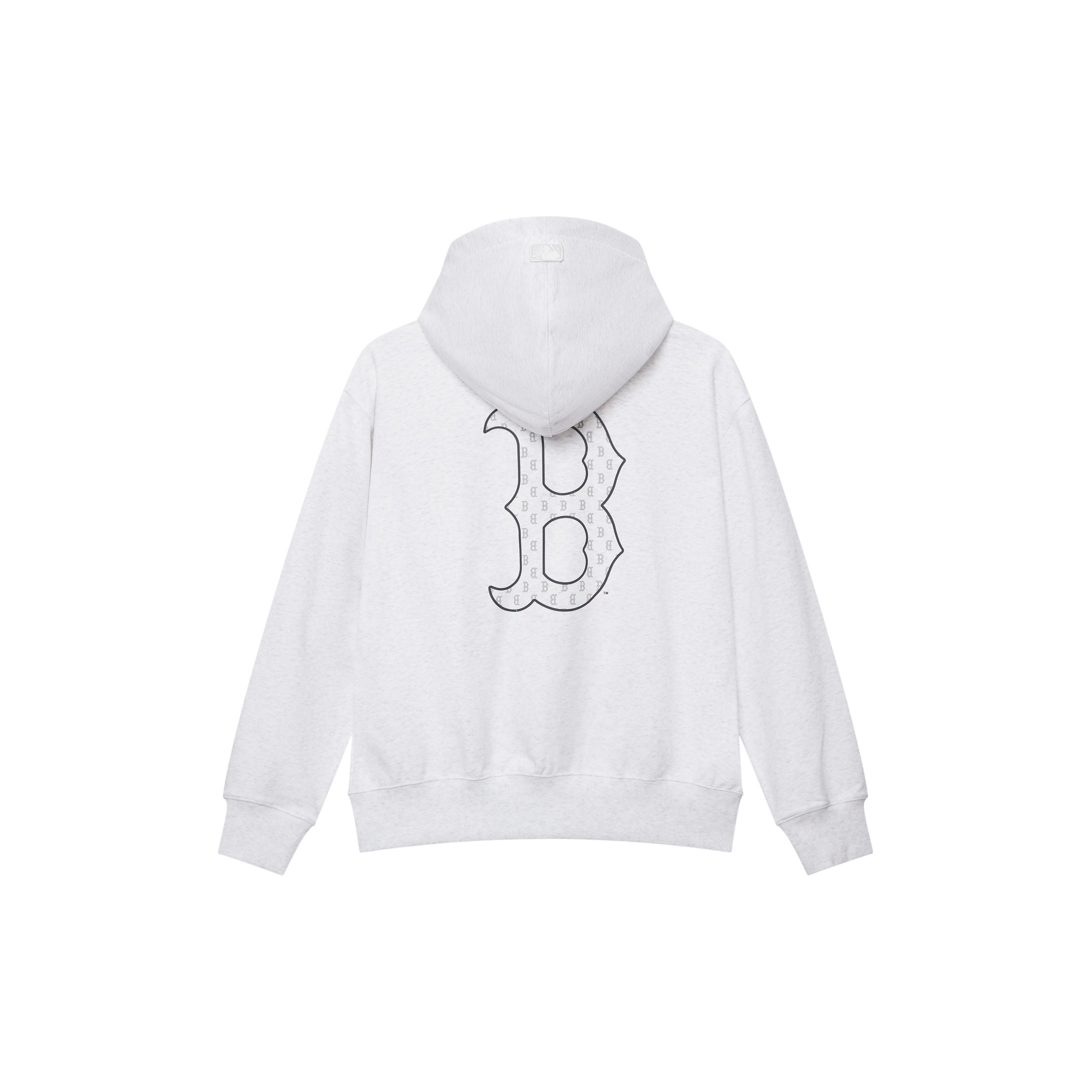 MLB MONOGRAM Collection Boston Red Sox SS25 Sweatshirt Unisex Light Heather Gray 3ATRM0451-43MGL S