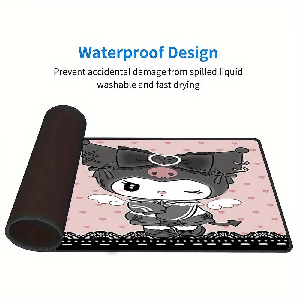 Hello Kitty, My Melody Themed XXL Mouse Pad - Non-slip Rubber Desk Mat for Gaming and Office Use, Multi-Function Keyboard and Mouse Pad, Ide