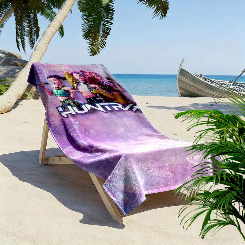 Vibrant World Tour Artistry beach towel Outdoor camping Beach towel for vacation photos quick-drying swim towel Outdoor pool towel