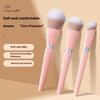 Makeup Brush Kit 3Pcs Premium Contour Blusher Brushes Makeup Brush Blending Foundation Concealer Brush Beauty Cosmetics Tools