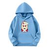 Child Fashion Lightweight Long Sleeve Pullover With Pockets  Print Hoodie