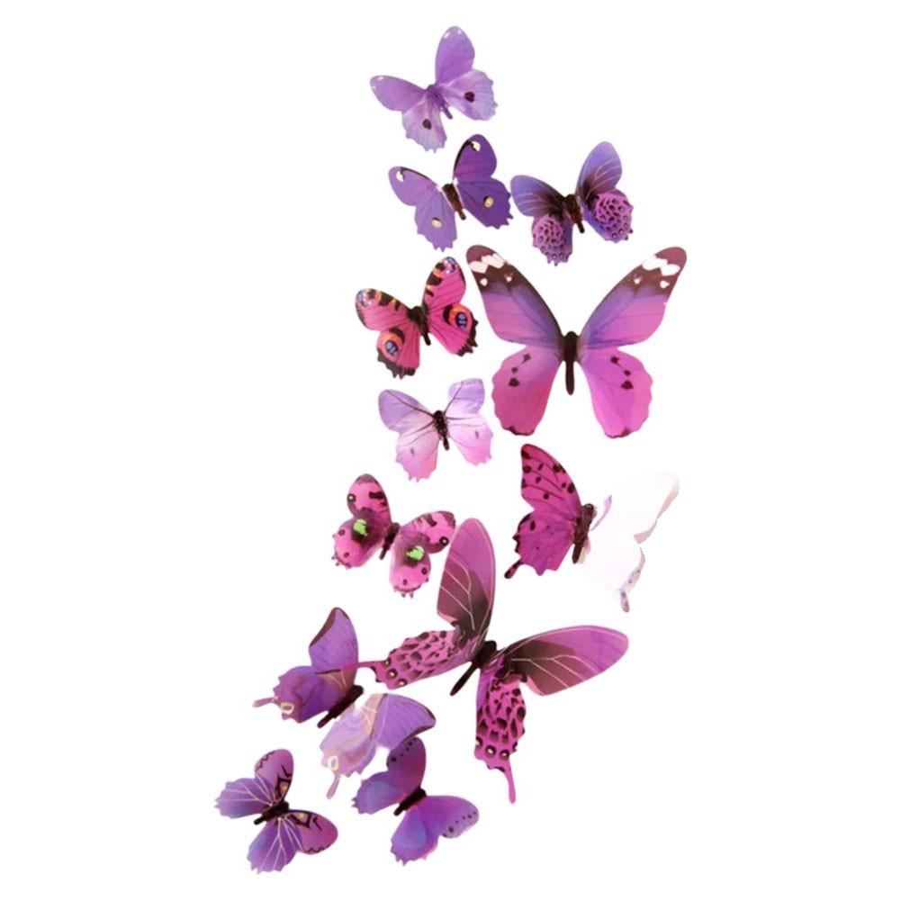 3D Schmetterling Wandaufkleber Schmetterling Wanddeko Einfache Anwendung