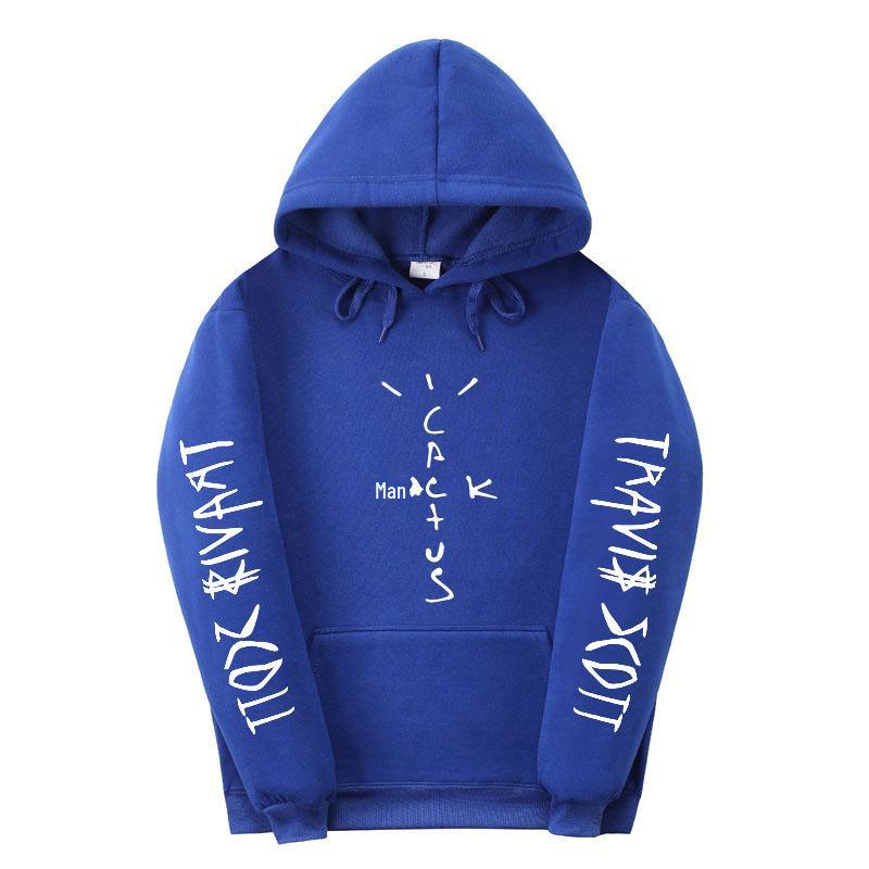 Trendy mikina Travis Scott Street Style s horkotiskovým designem