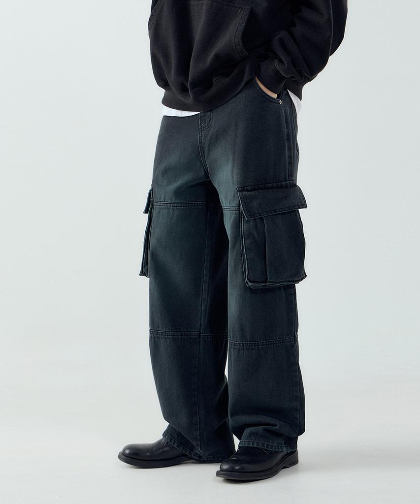 Potipo Street Cargo Denim Pants