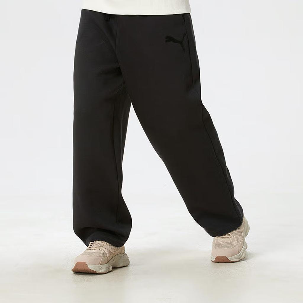 Puma Ess Lace-Up Mid-Waist Solid Color Casual Pants Men bottoms 63744501