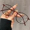 Optical Eyeglasses For Men Women Retro Designer A5005 Fashion Oval Titanium Fiberglass Frames European And American Style
