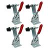 Charmoon Toggle Clamp, Downward Presser Type, GH-201-B, Fixing Tool, DIY Wood and Metal Clamp Set (4 Pieces)
