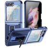 New for Samsung Z Flip5 5G Folding Screen Phone Case Invisible Bracket for Samsung Phone Case