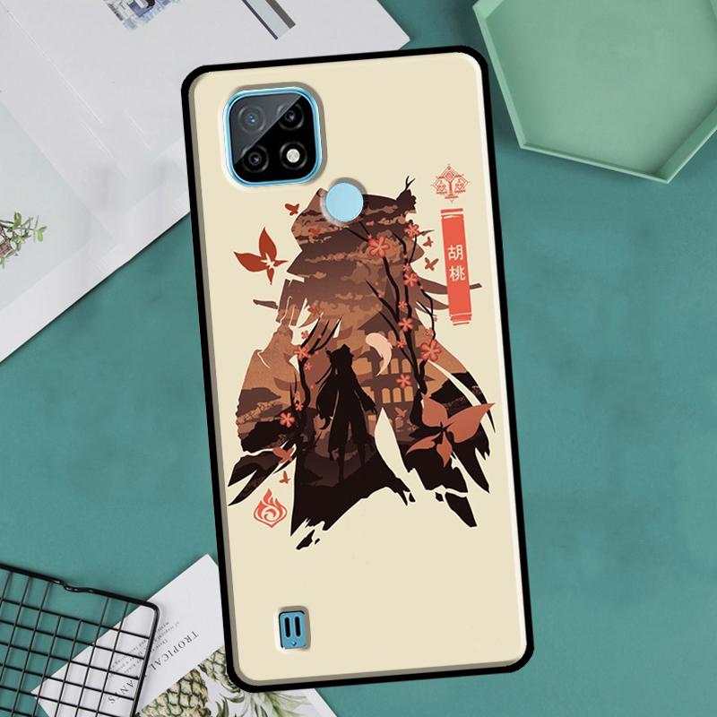 

Genshin Impact Hu Tao Case For OnePlus Nord 2 9 10 Pro 9R 10R 8T Cover For Realme GT Master Neo 2 3 8i 9i 8 Pro Realme GT(Neo)