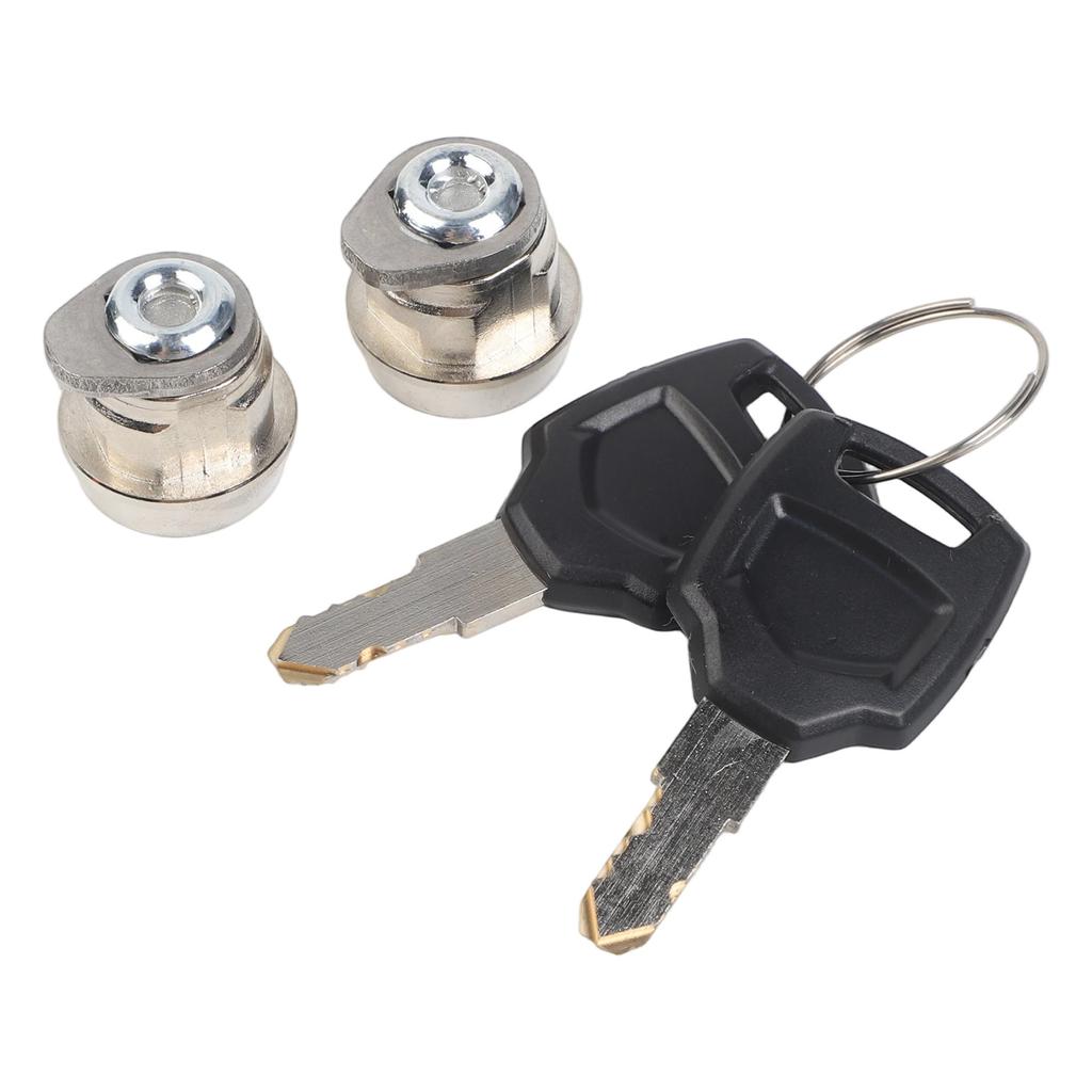 Luggage Trunk Replacement Lock Cylinder and Two Key Set for Motorcycles