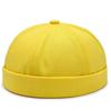 Unisex Brimless Hat: Round Top Melon Cap, Hip-Hop Style & Landlord Design for Spring/Autumn