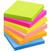 Ofixo Super Sticky Notes, 2X Sticking Power, 3 In X 3 In, 5 Pads (400 Pcs)