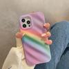 3d Water Ripple Rainbow Phone Case For Iphone 14 Pro Max 13 12 11 14 Plus Xr Soft Silicone Back Cover Bumper