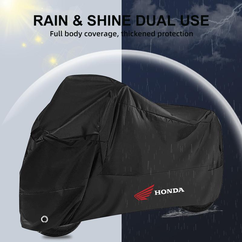 EAV3 Motorcycle Cover Waterproof Dustproof UV Protective Outdoor Scooter Motorbike Rain Cover for Honda CRF CB CR XR CRM CBR 125 250