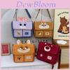 Zootopia Judy Nick Strawberry Bear Plush Shoulder Bag Cartoon Style For Casual Wear