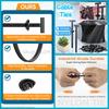 Self-Locking Cable Ties, Nylon Wire Management Clamps with Nails for Automotive Repair, Home DIY Tools