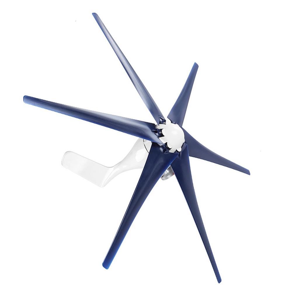 Professional Wind Turbines Small Windmill Generator 6 Blade Industrial Machinery Machine 800W