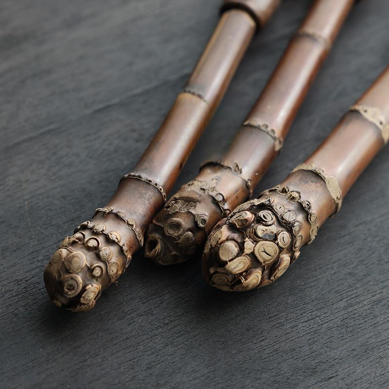 Natural Pot Brush Handmade Old Bamboo Tea Brush Bamboo Root Bamboo Tea Brush Kung Fu Tea Accessories