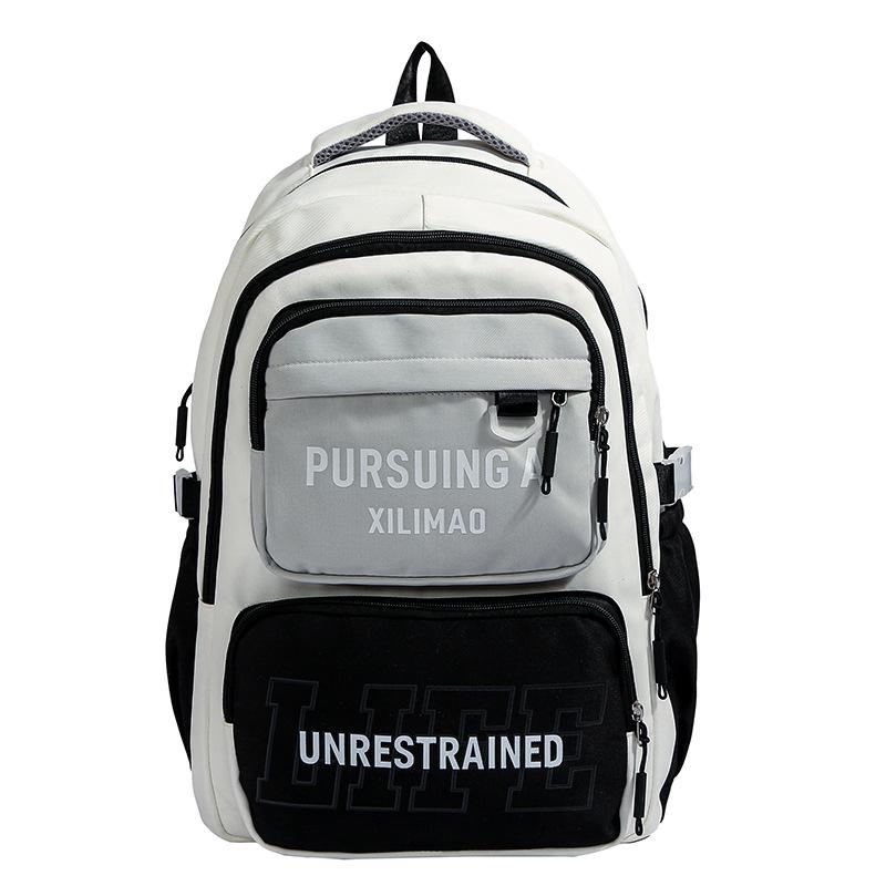 

Japanese Style Large Capacity Backpack for Girls: Trendy, Fresh, High-Quality, Double-Shoulder Design with Weight-Reduction Features