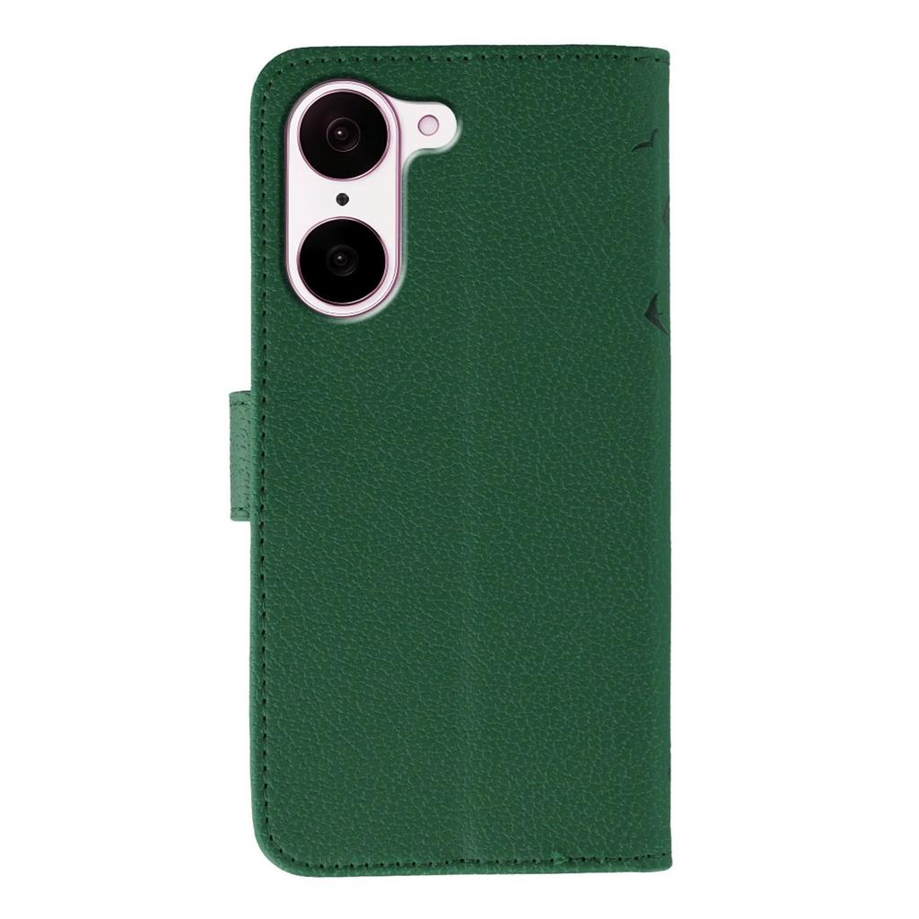 Pro OnePlus Nord CE5 5G/Ace 5 Racing 5G Pouzdro Vzor Peří PU Kůže Peněženka Kryt na Telefon