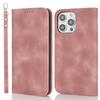 For iPhone 14 Pro Max Stand Case Magnetic Closure Skin Touch Leather Flip Phone Cover with Wallet