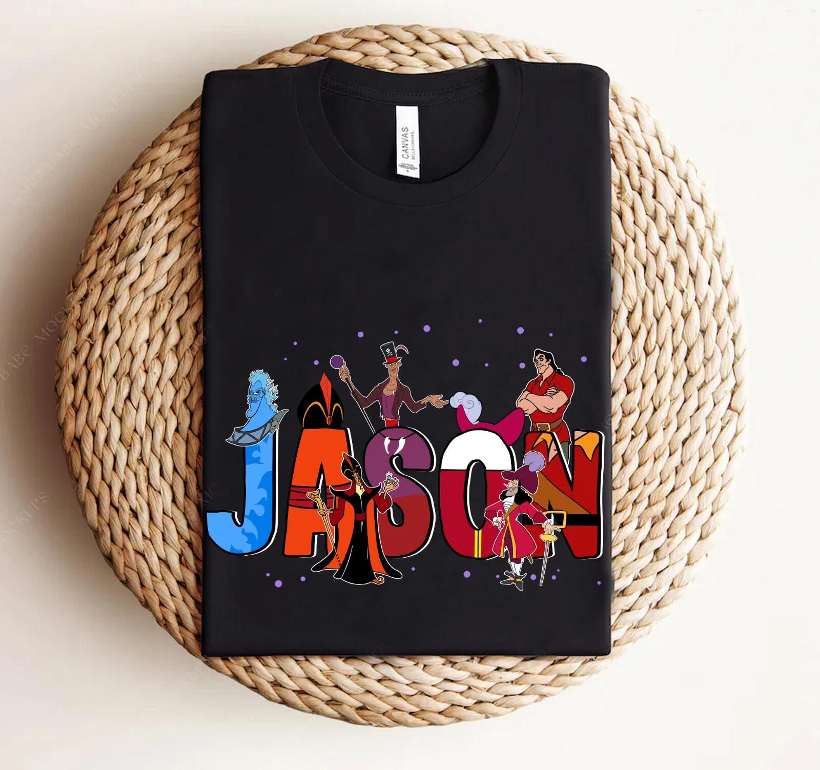 Custom Name Disney Villains Bad Guys Shirt Unisex Adult Kid Shirt 320111073 2XL