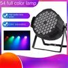 DurableHigh Brightness 54 3w Par Lights Full Color Colorful Stage Lights Par Ambient Color Led Surface Light Dyed Spotlights
