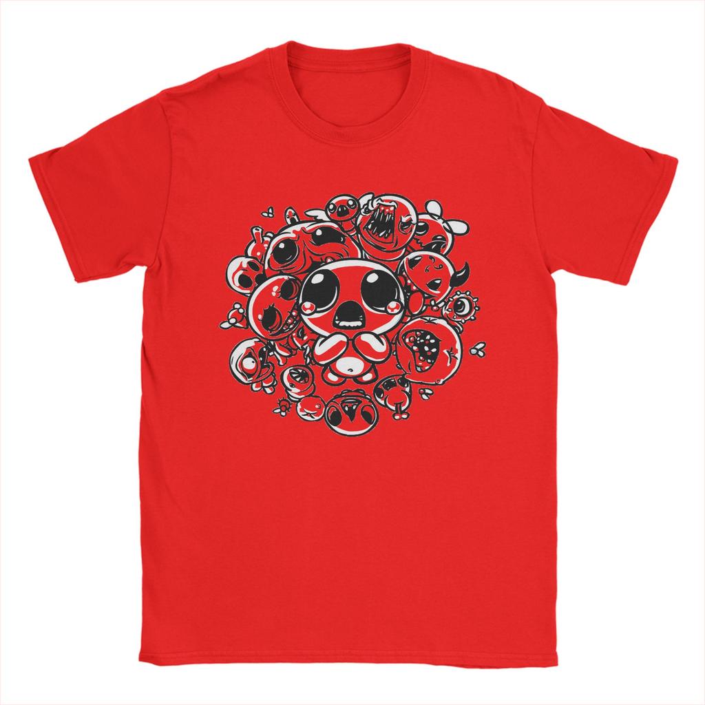 Binding of Isaac Two Tone T Shirt Men women Cotton Vintage TShirts O Neck Tees Short Sleeve Clothes Unique