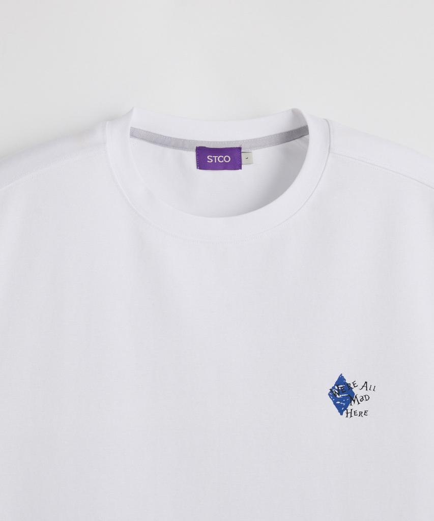 STCO Print Short Sleeve T-Shirt_White (Oversized Fit)_Stsxb71Opw