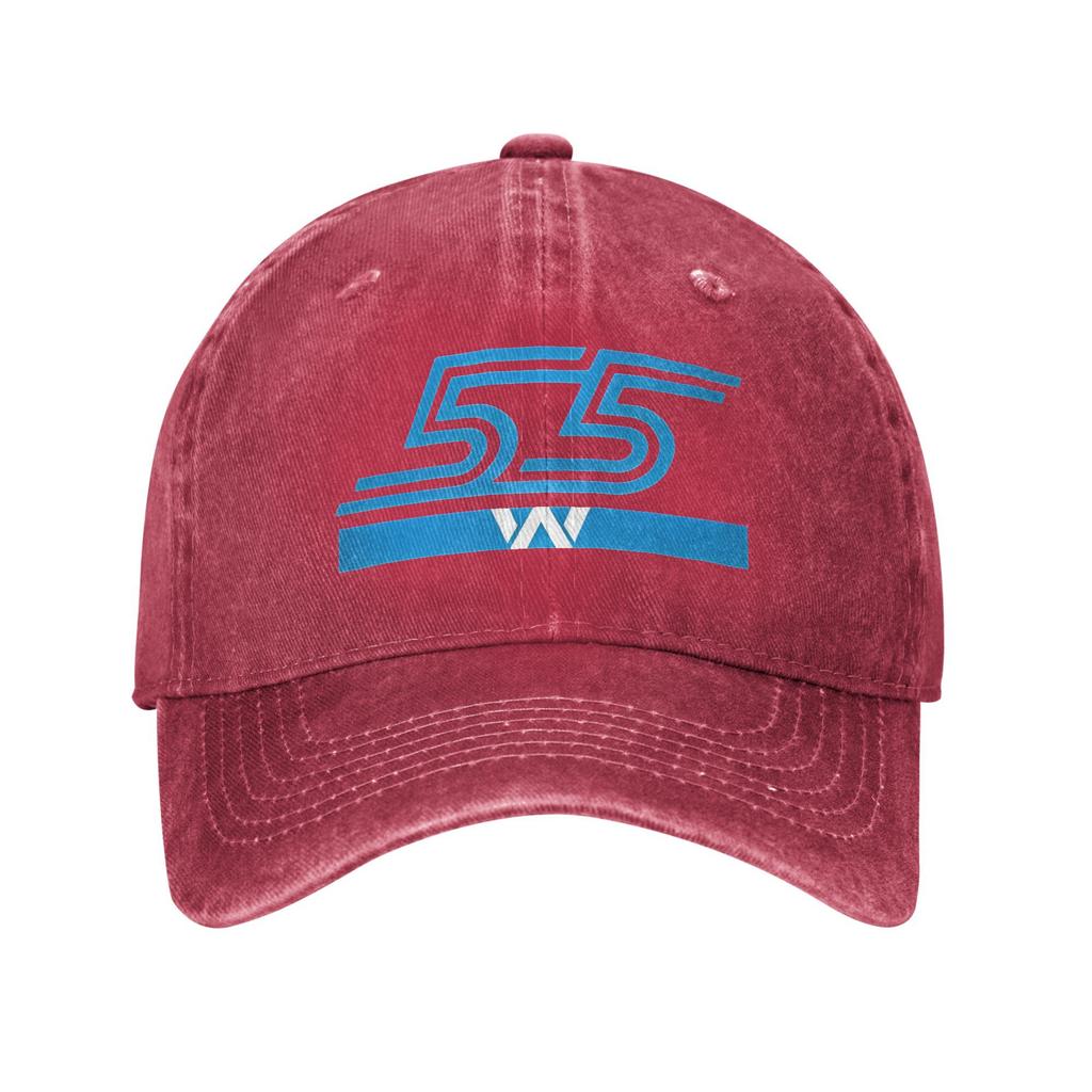 Vintage Williamsd Racing Carlos Sainz Baseball Caps Men Women Distressed Denim Snapback Hat Race Adjustable Hats