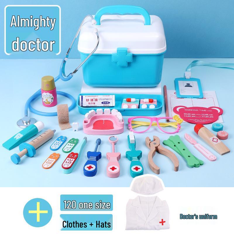 Educational Dollhouse and Hospital Playset for Toddlers and Kindergarten