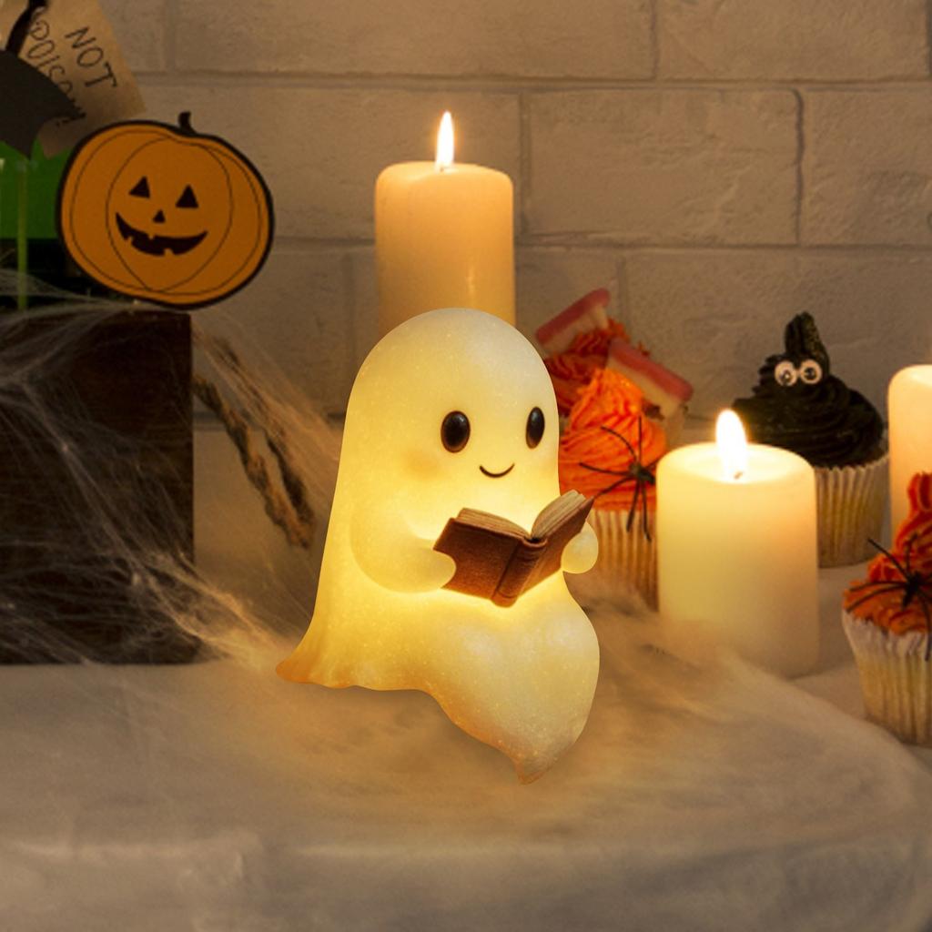 Cute Ghost, Reading Lamp Ghost, Reading Night Light Halloween