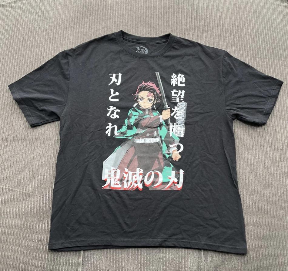 

NEW NEW Demon Slayer Men T Shirt Large Cotton Manga Anime Japanese Tee M
