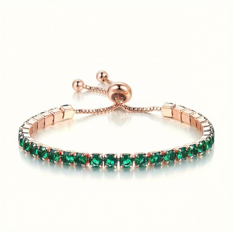 Hot 3mm Zircon Full Bracelet Light Luxury Fashion Style Internet Celebrity Niche Design Hand Accessories Women