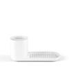 Stainless Steel Soap Dispenser with Draining Rack