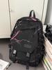 Schoolbag Korean Backpack Large Capacity Lightning Graffiti School Bag Male and Female Versatile Junior High School Student Burden Reduction Travel 
