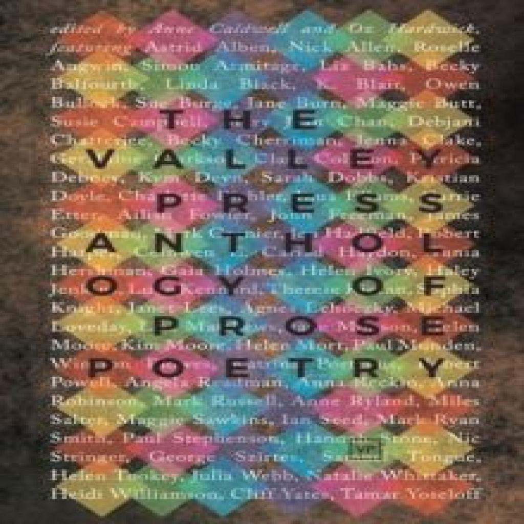 The Valley Press Anthology of Prose Poetry Paperback Book 9781912436200
