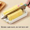 1pc Sealed Butter & Cheese Storage Box with Lid - Oven-Safe, Easy-to-Use Kitchen Organizer for Freshness