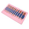 13 Pair Circular Knitting Needles and 4 Cables 10cm Dual Color Detachable Aluminum Weaving Needle Set for Scarves