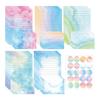 Elegant Stationery Kit for Women Watercolor Letterhead Set, Envelopes Letter Paper And Stickers Romantic Confession Kit, Handwritten Correspondence