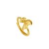 Frosted Ring, Ginkgo Leaf, Flower, National Fashion, Light Luxury Women's Ring, Small, Fresh and Cute