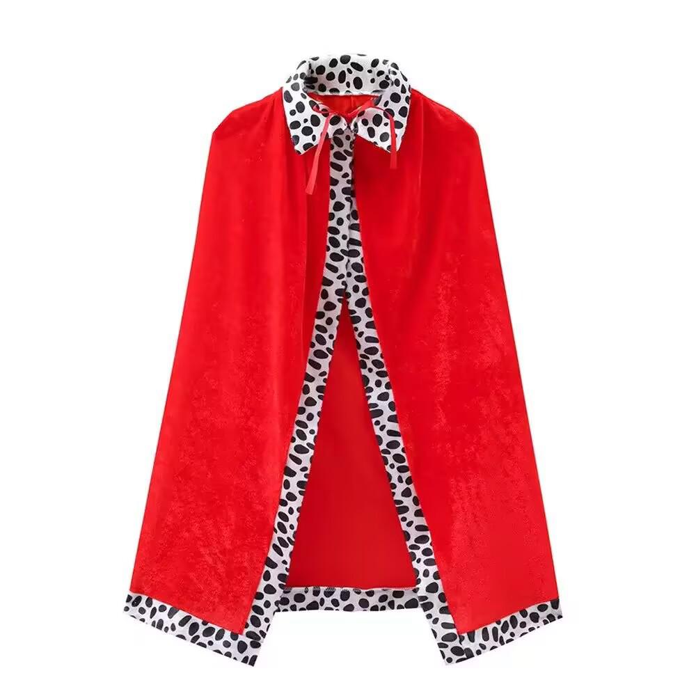 Halloween King Cloak: Kids & Adults Masquerade Costume Shawl