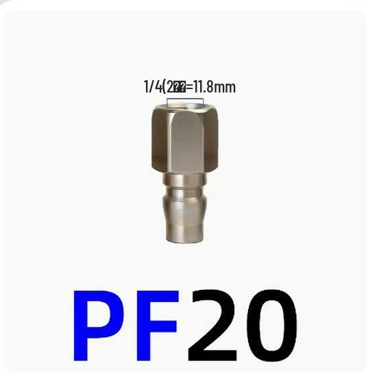 C-Type Self-Locking Air Hose Quick Connector for Compressors & Pneumatic Tools