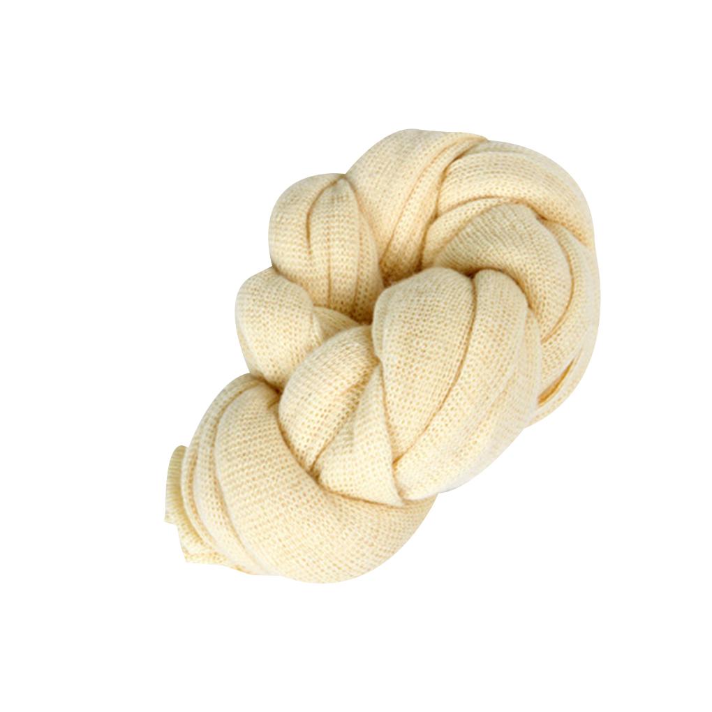 Newborn Stretch Knit Solid Wrap Baby Photography Props Blanket Infant Photo