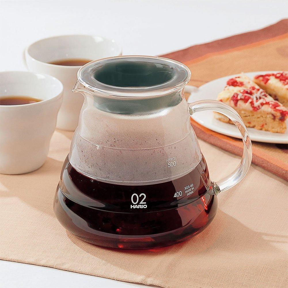 Hario V60 Range Server Coffee Drip 600ml Clear XGS-60TB