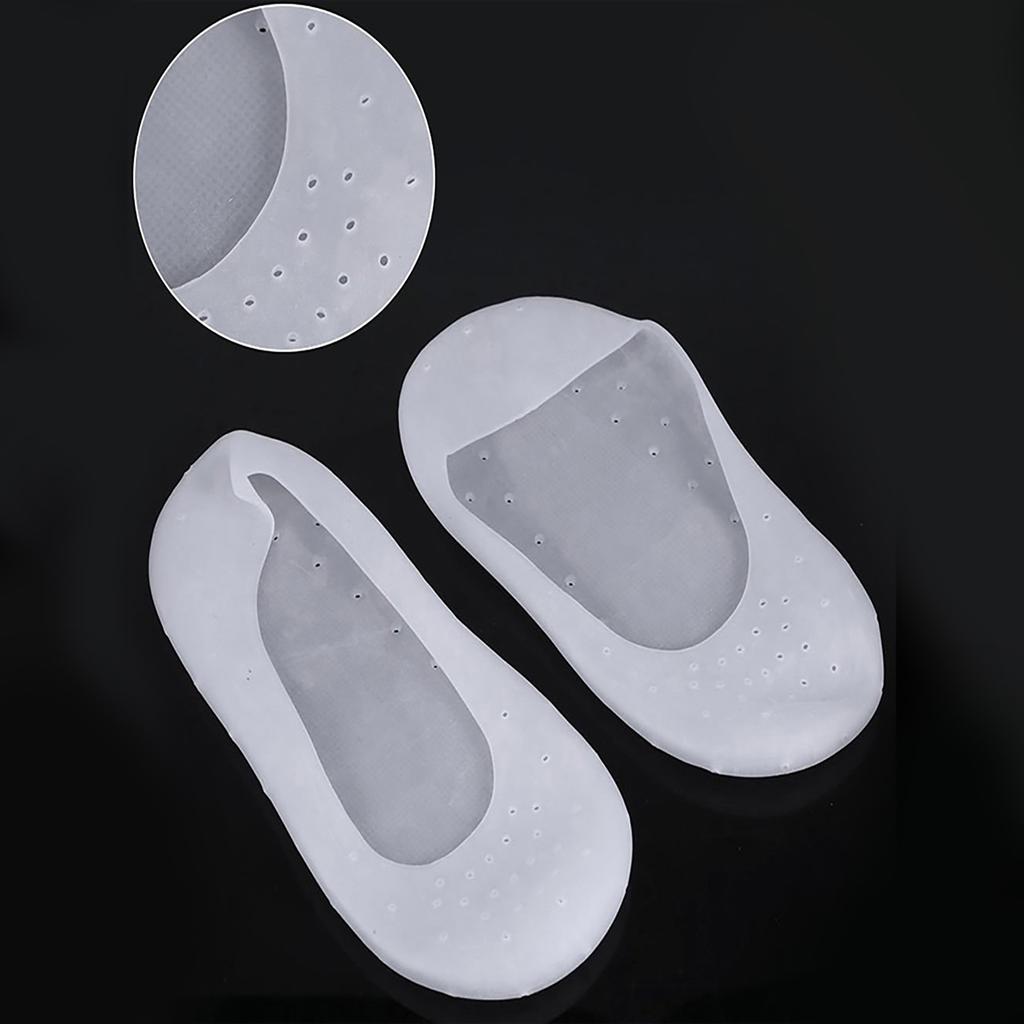 Silicone Gel Anti-Slip Socks Sole Cover Heel Dry Fissure Foot Care Protector